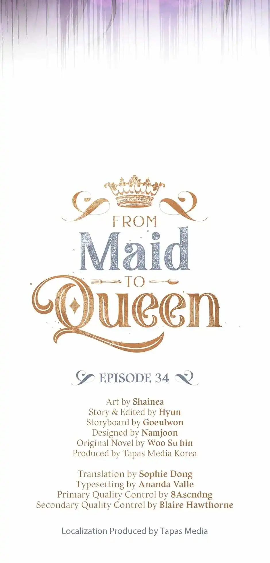 From Maid to Queen Chapter 34