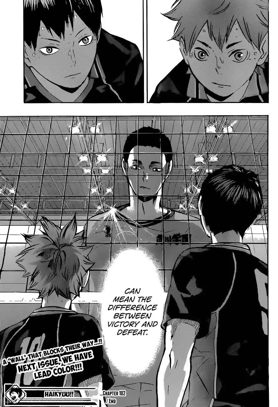 Haikyuu!! Chapter 102