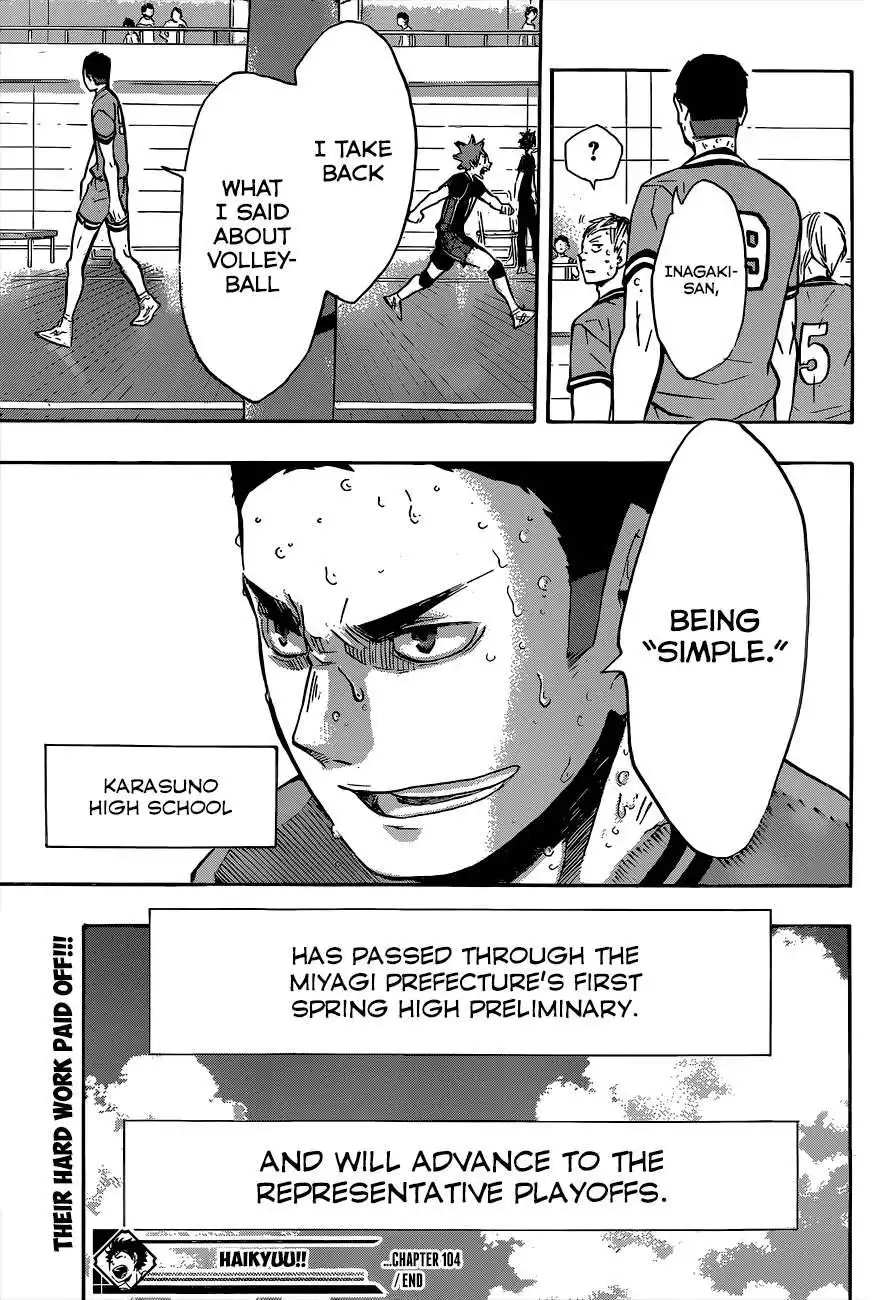 Haikyuu!! Chapter 104