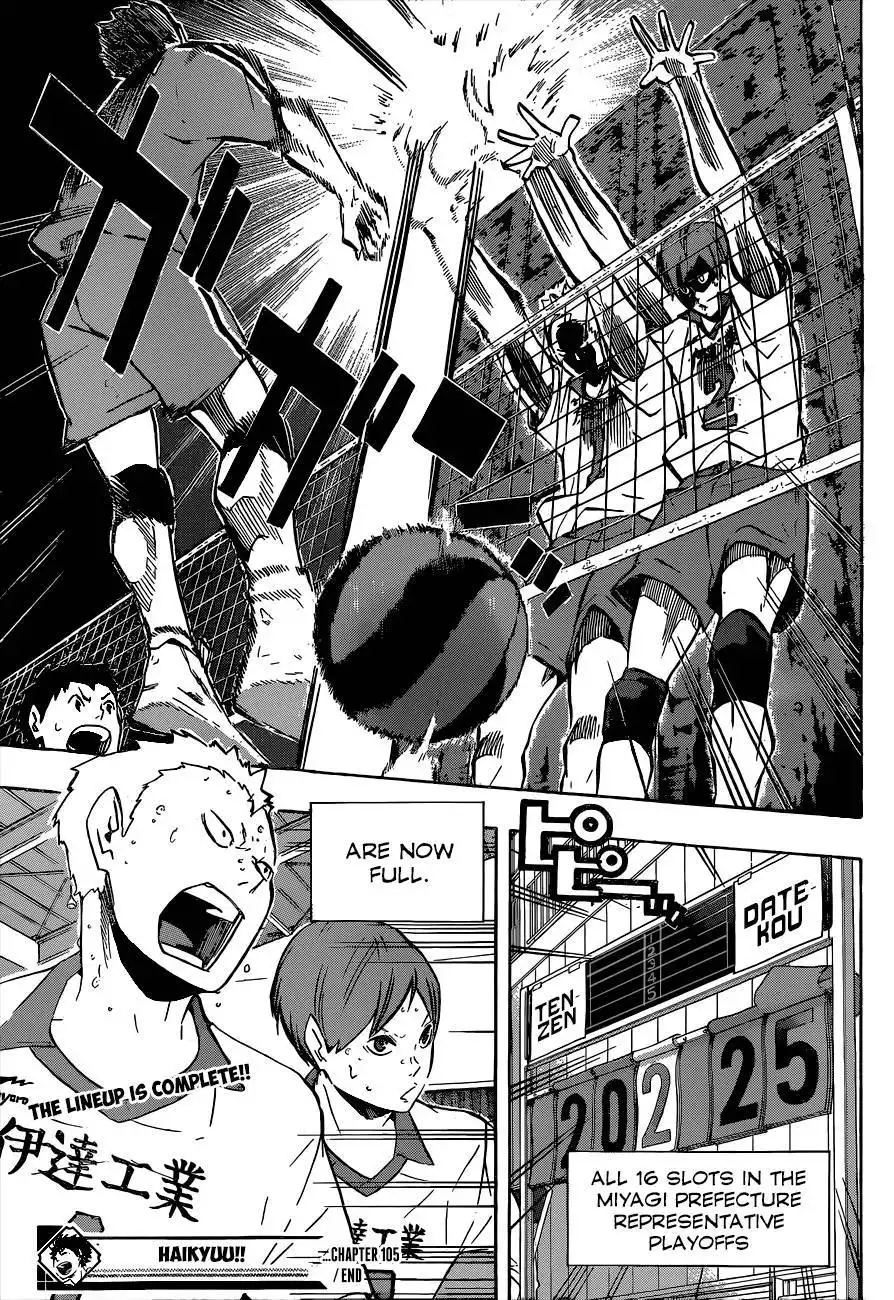 Haikyuu!! Chapter 105