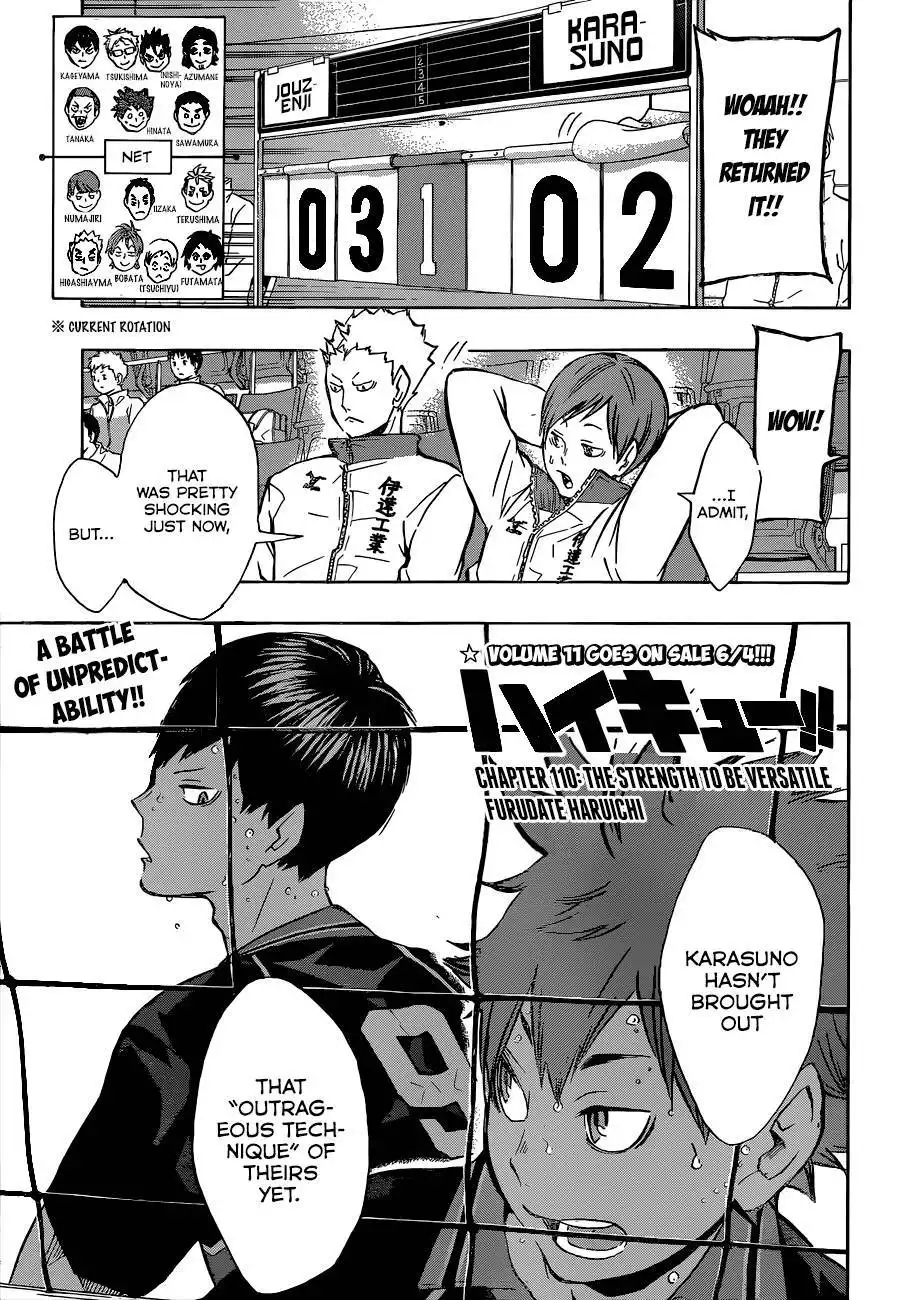 Haikyuu!! Chapter 110