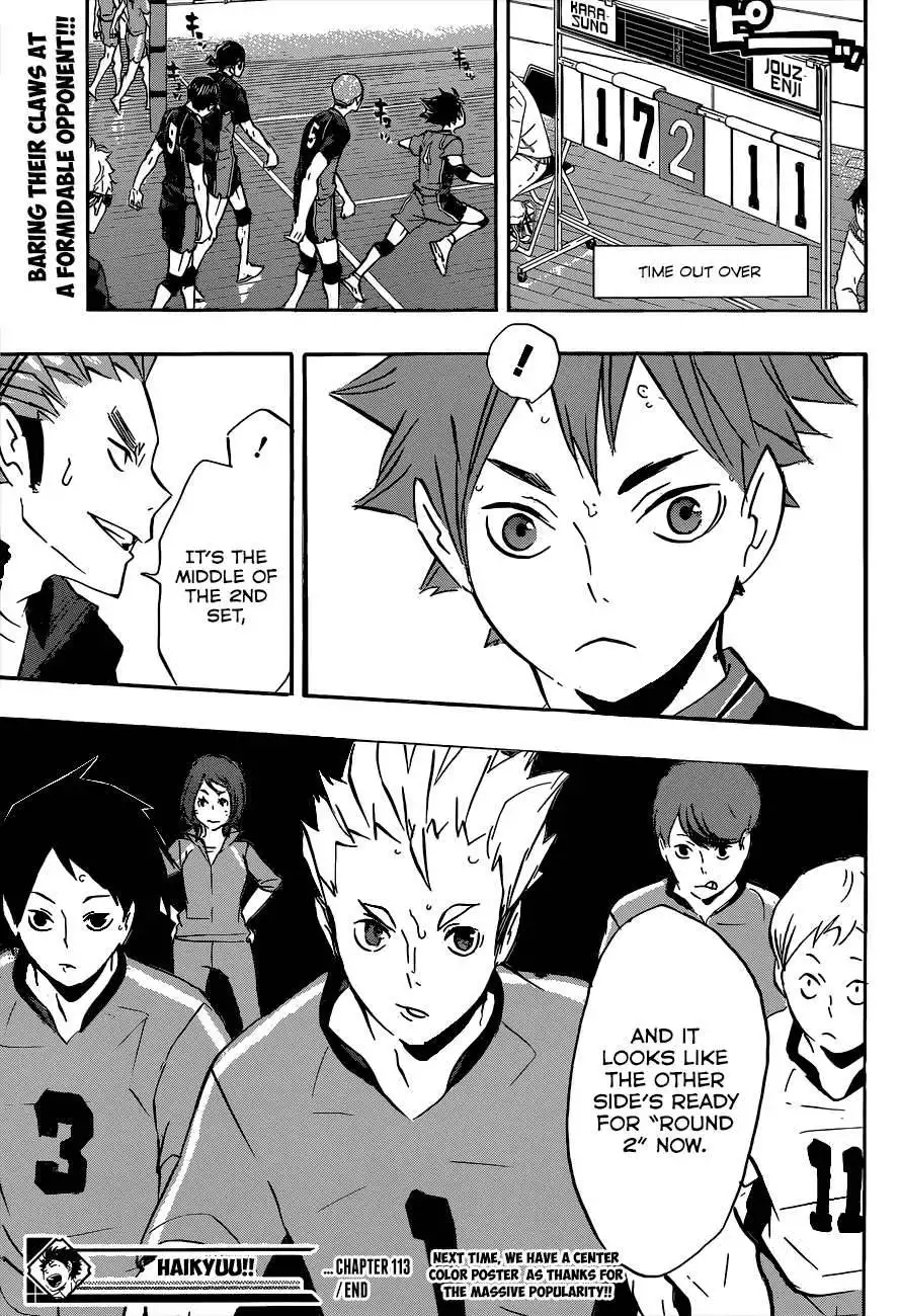 Haikyuu!! Chapter 113