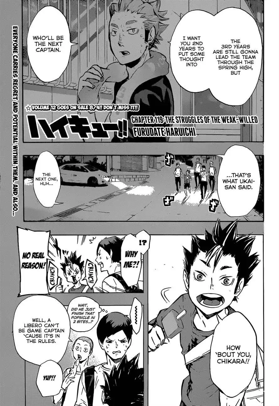 Haikyuu!! Chapter 119