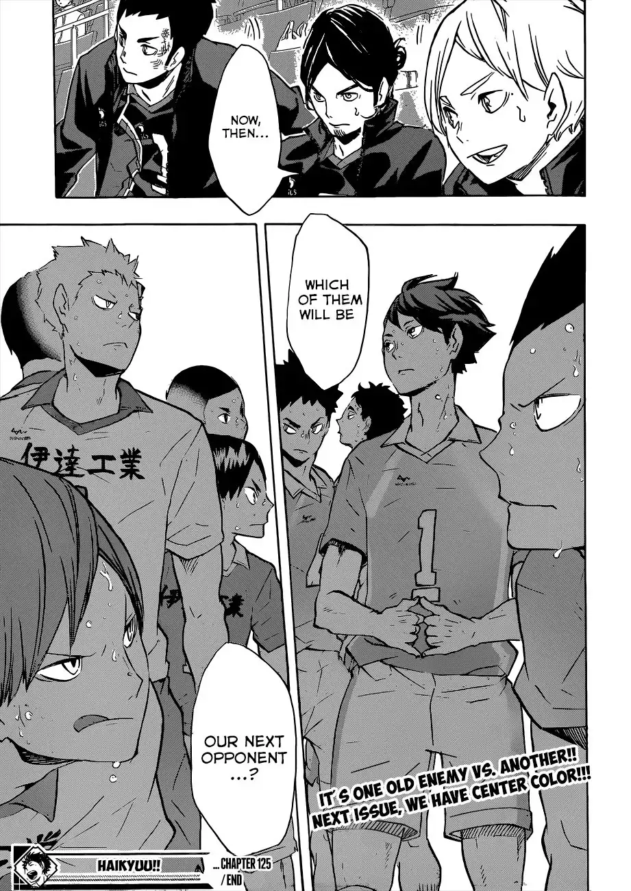 Haikyuu!! Chapter 125