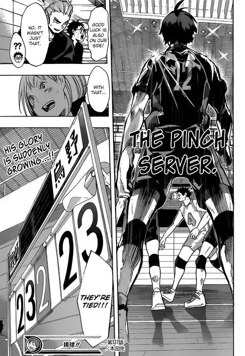 Haikyuu!! Chapter 137