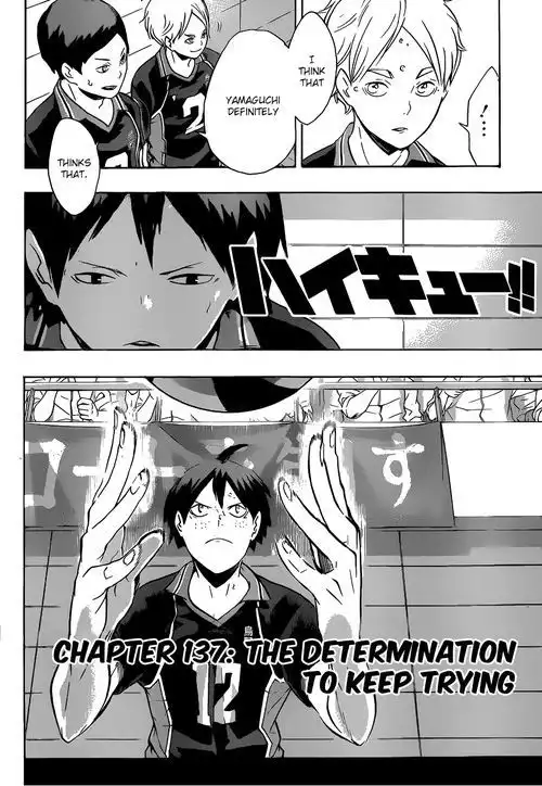 Haikyuu!! Chapter 137