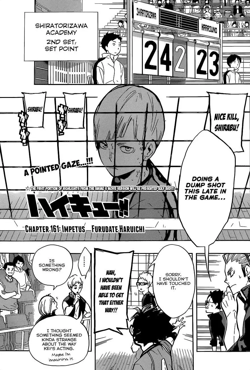 Haikyuu!! Chapter 161