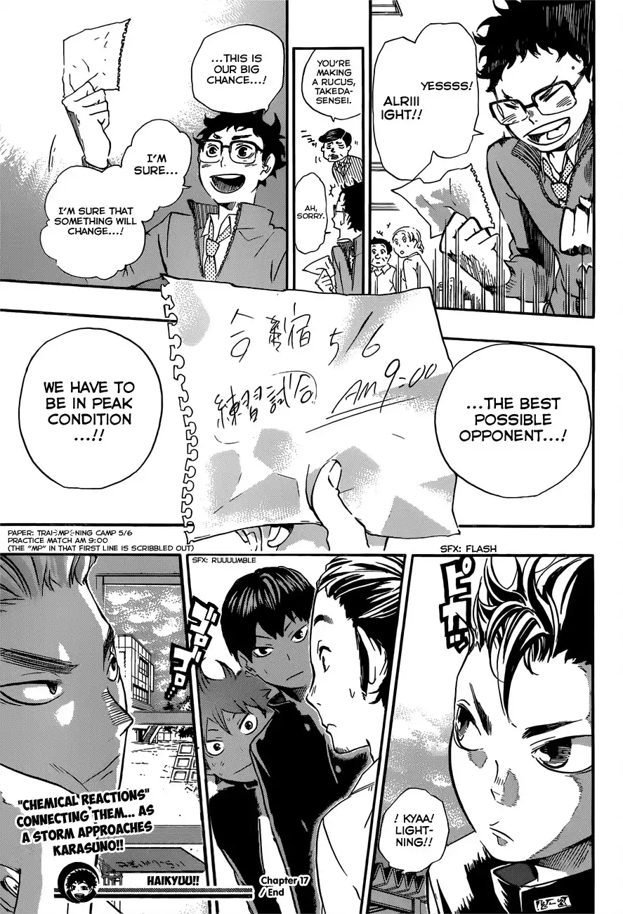 Haikyuu!! Chapter 17