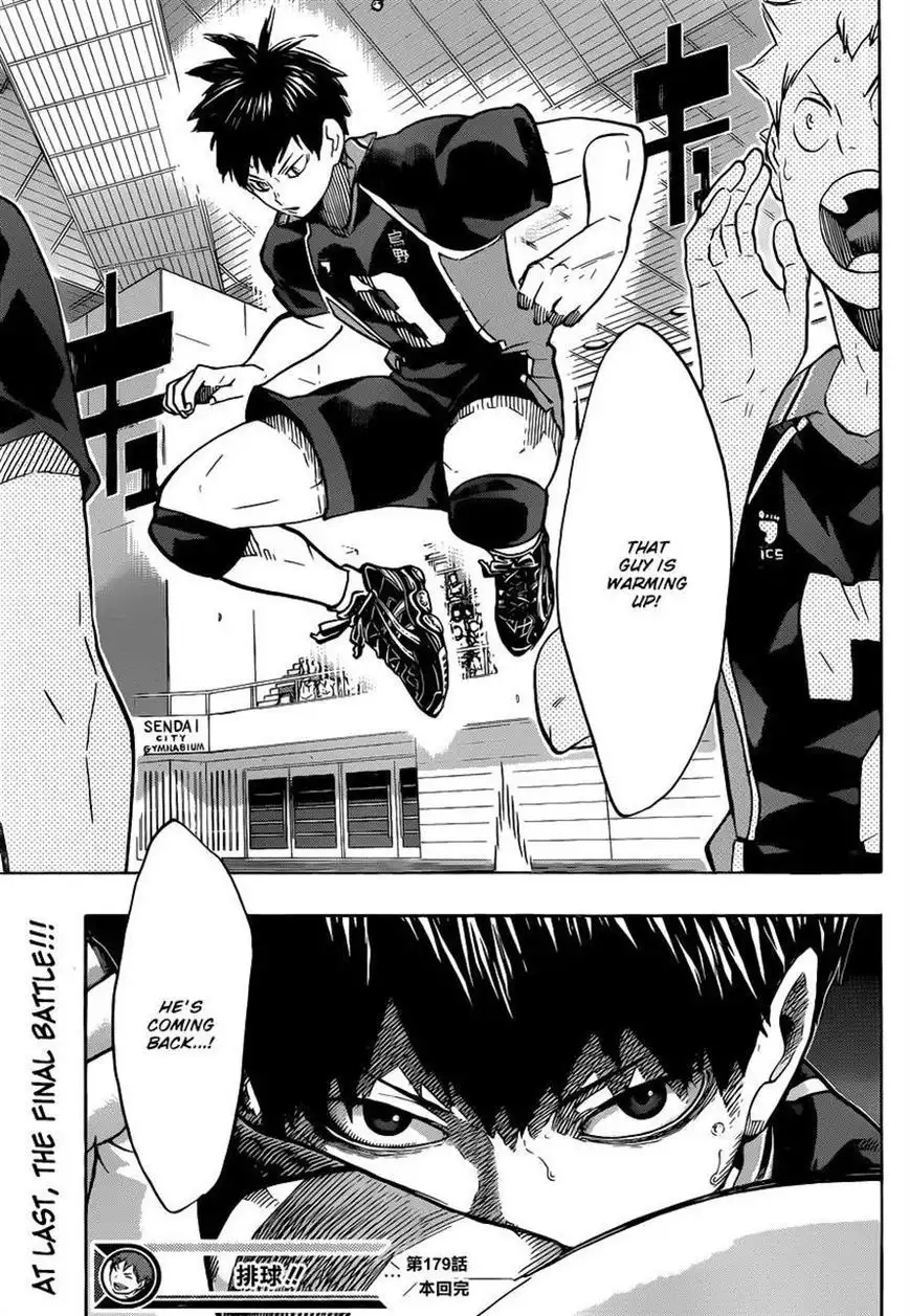 Haikyuu!! Chapter 179