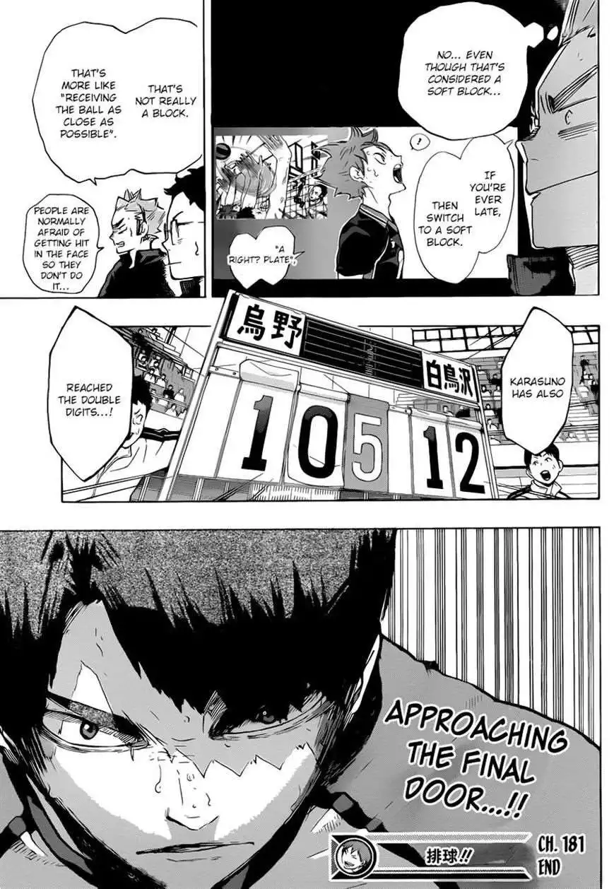 Haikyuu!! Chapter 181