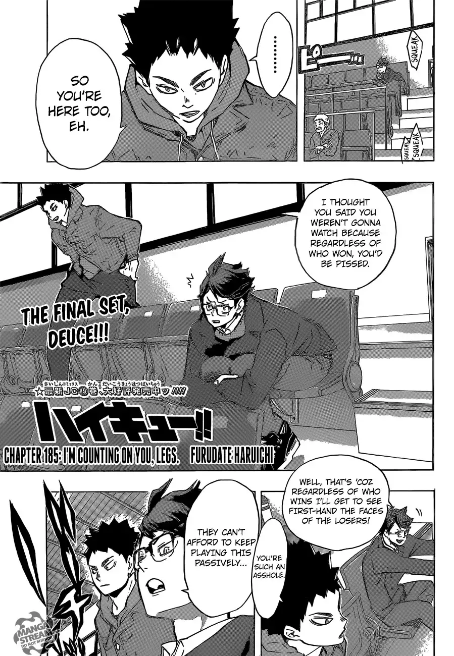 Haikyuu!! Chapter 185