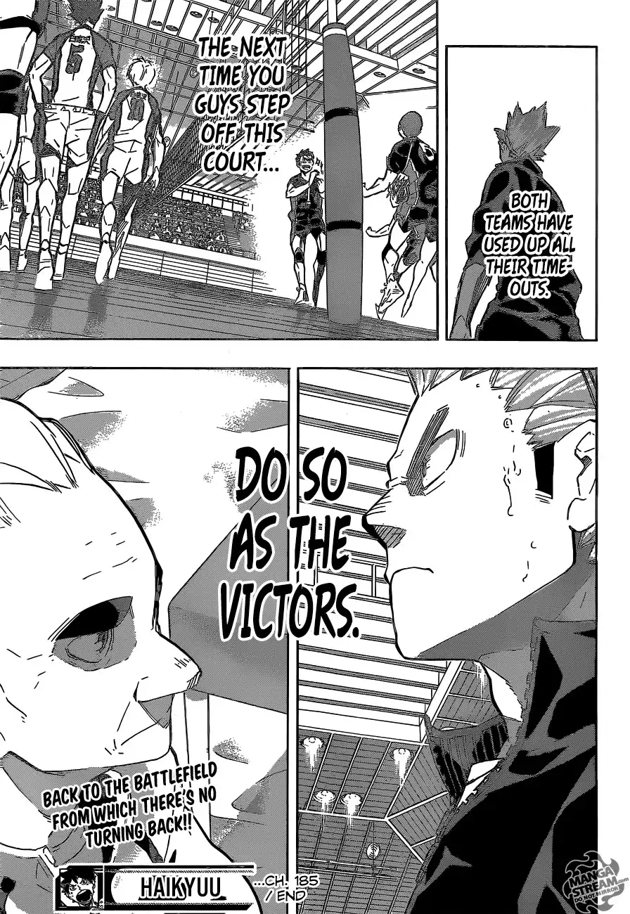 Haikyuu!! Chapter 185