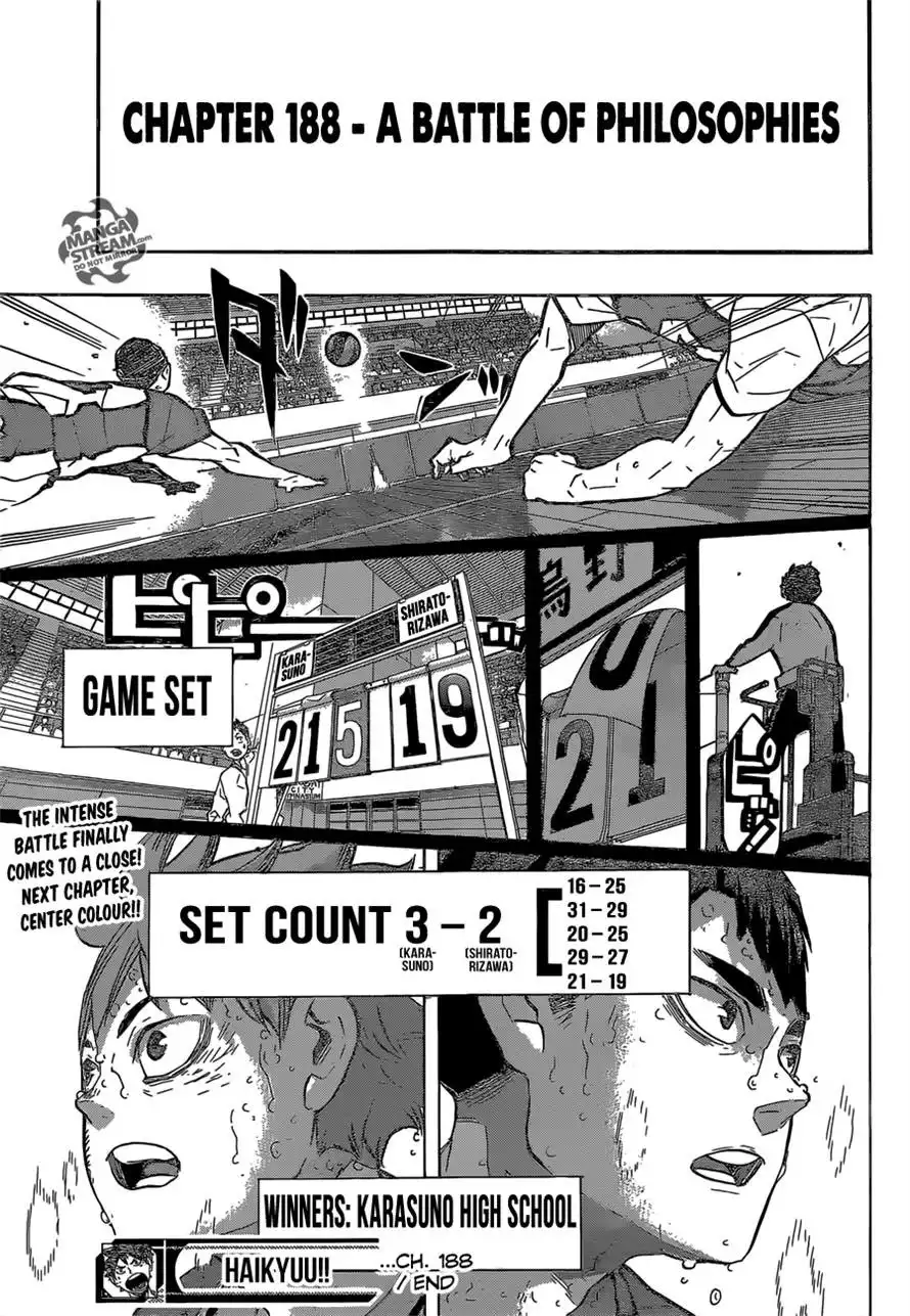 Haikyuu!! Chapter 188