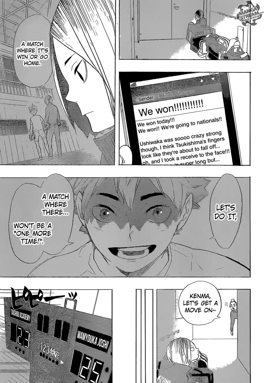 Haikyuu!! Chapter 196