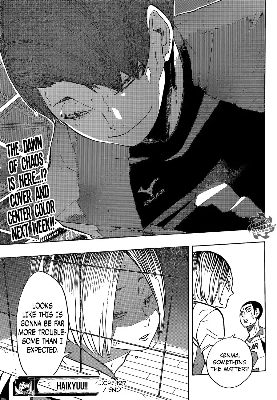 Haikyuu!! Chapter 197