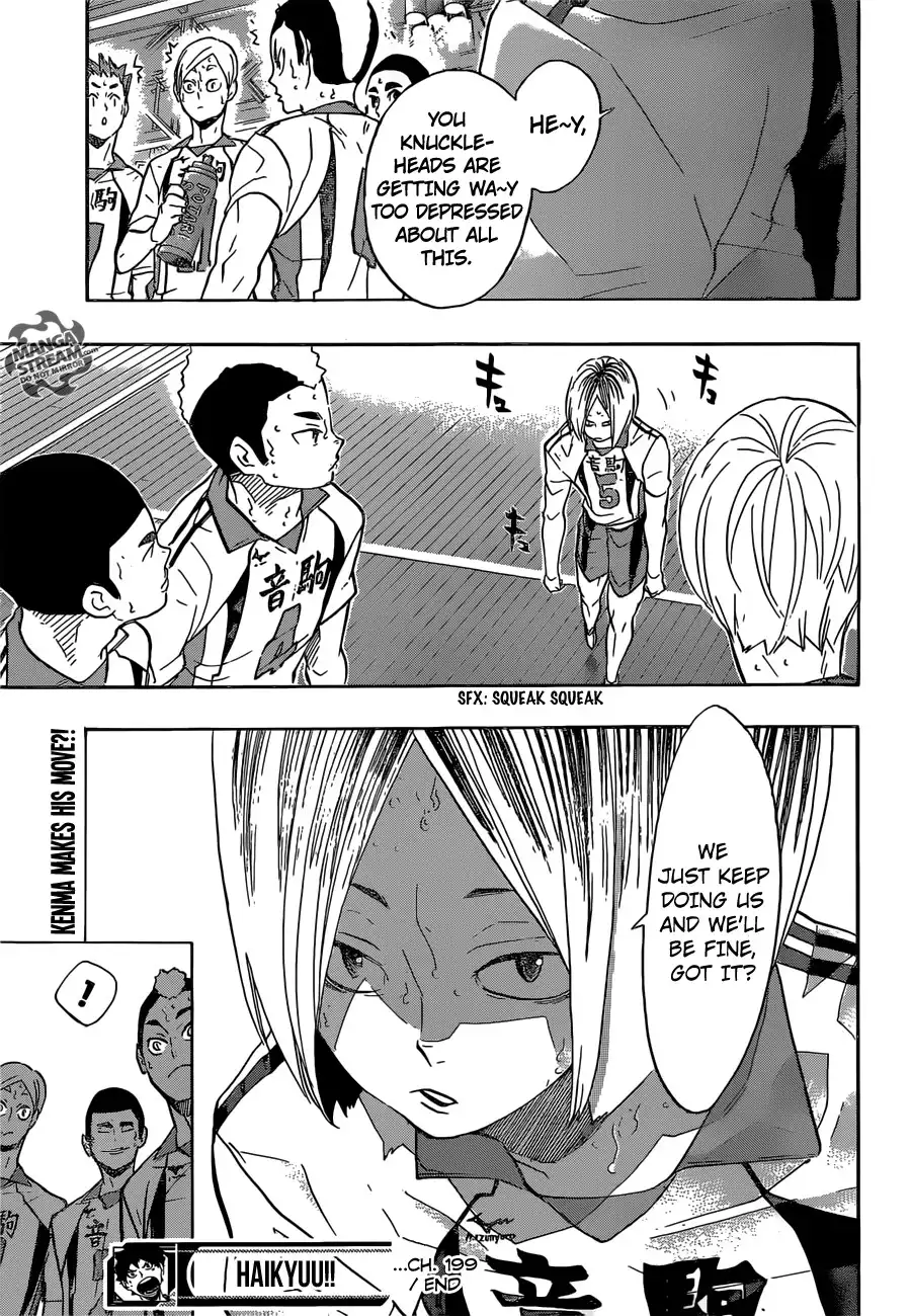 Haikyuu!! Chapter 199