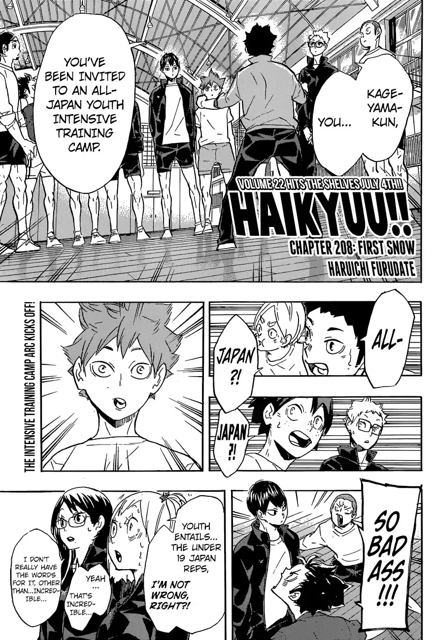 Haikyuu!! Chapter 208