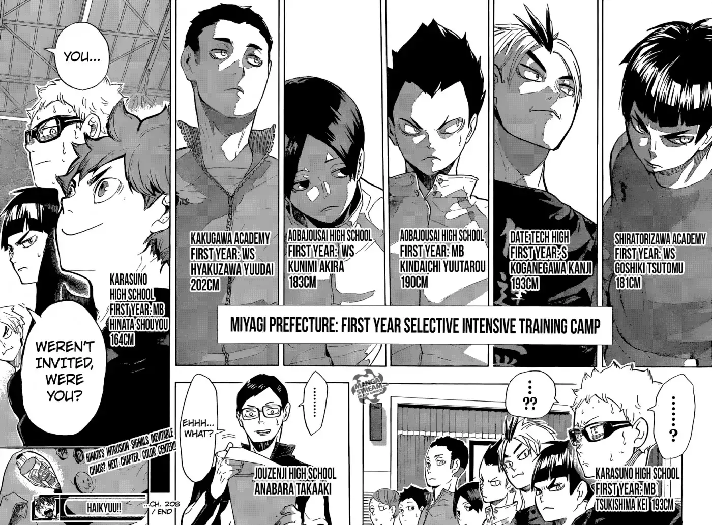 Haikyuu!! Chapter 208