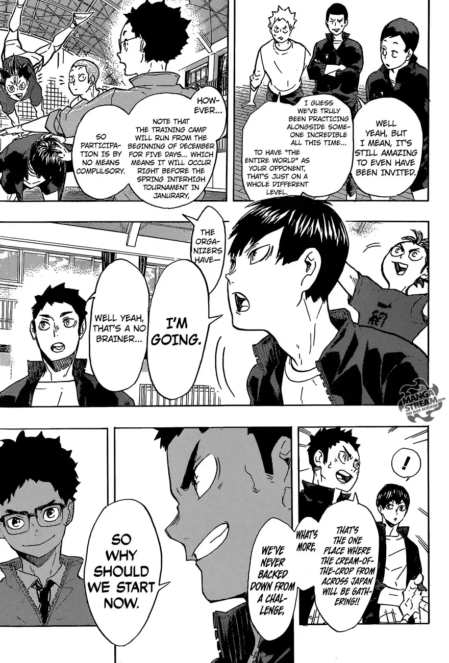 Haikyuu!! Chapter 208