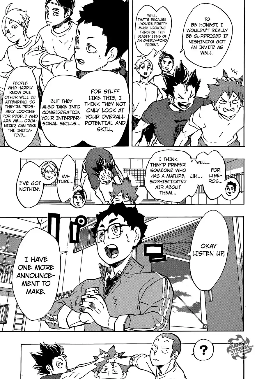 Haikyuu!! Chapter 208