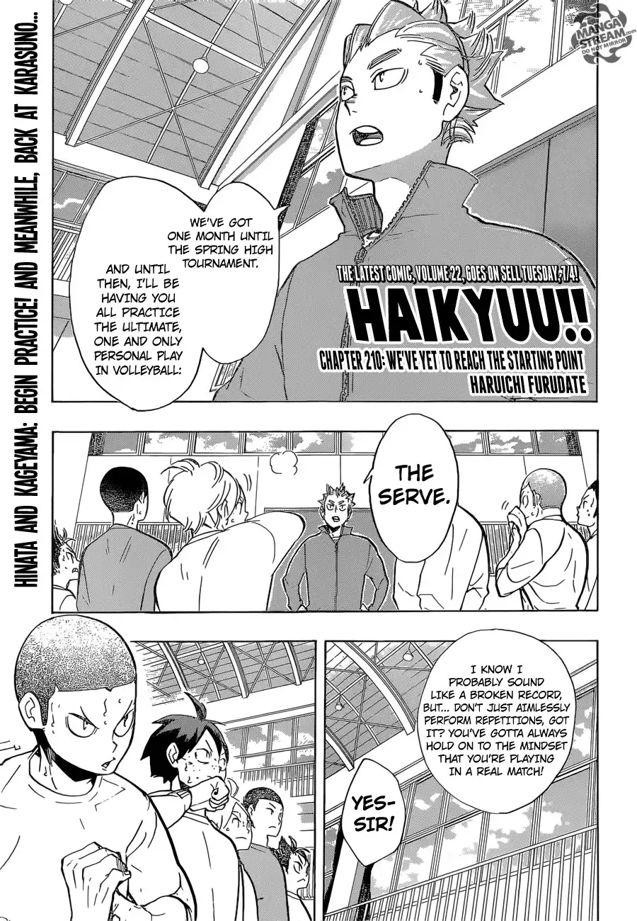 Haikyuu!! Chapter 210