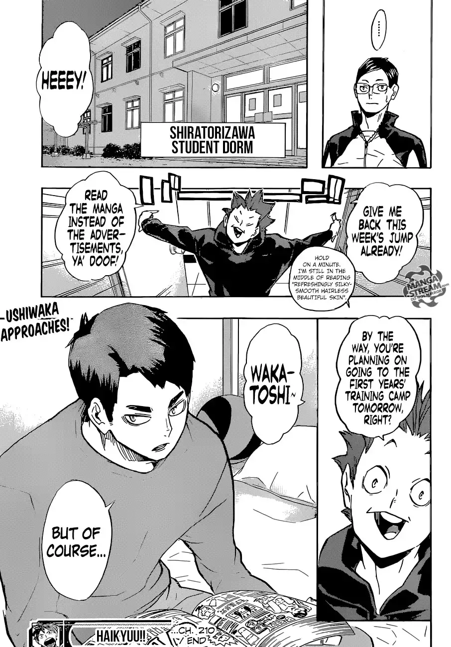 Haikyuu!! Chapter 210