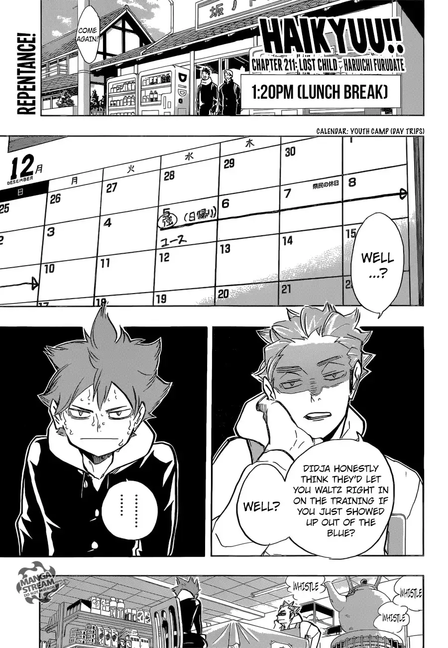 Haikyuu!! Chapter 211