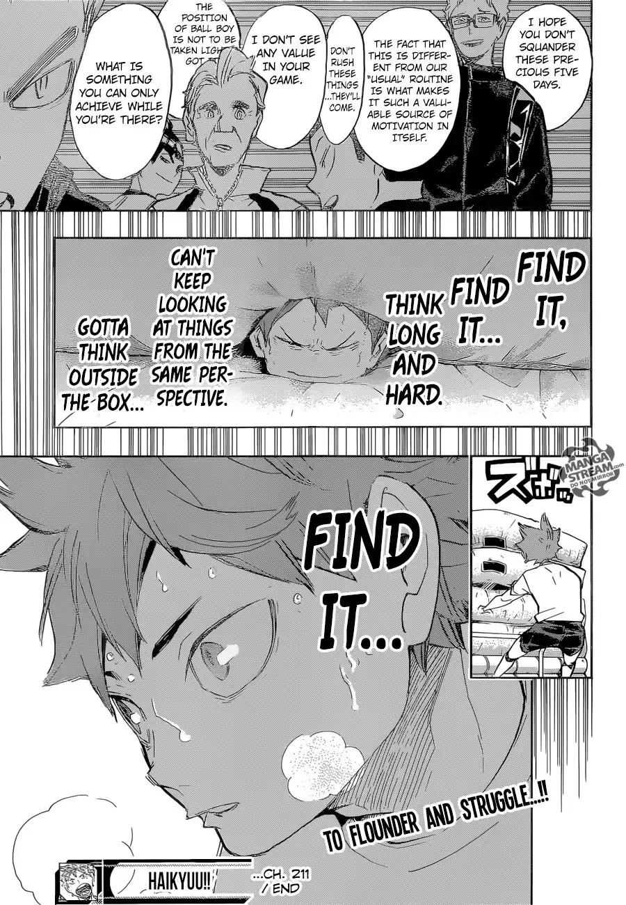 Haikyuu!! Chapter 211