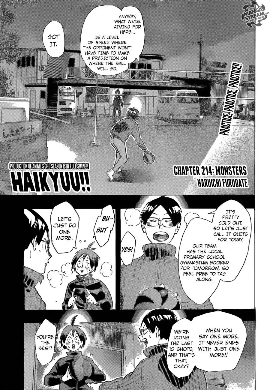 Haikyuu!! Chapter 214