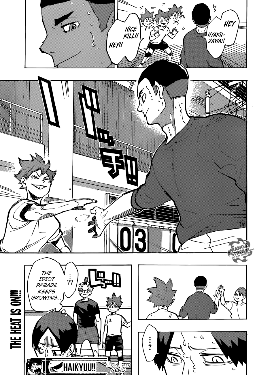 Haikyuu!! Chapter 217