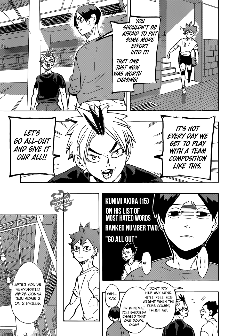 Haikyuu!! Chapter 217