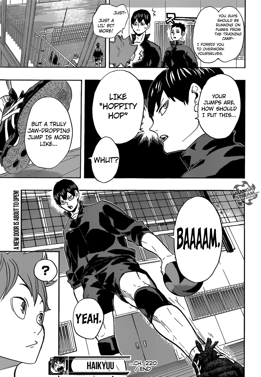 Haikyuu!! Chapter 220