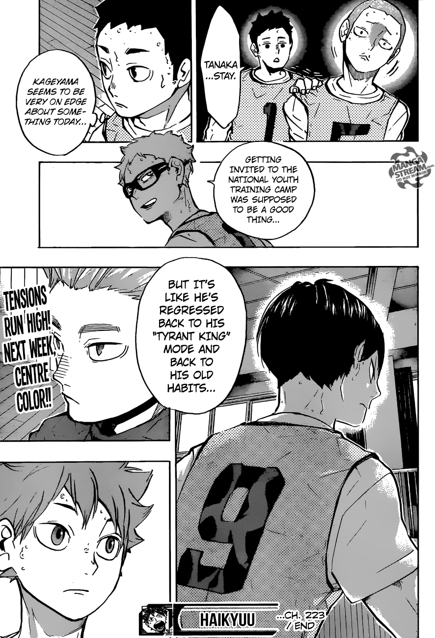 Haikyuu!! Chapter 223