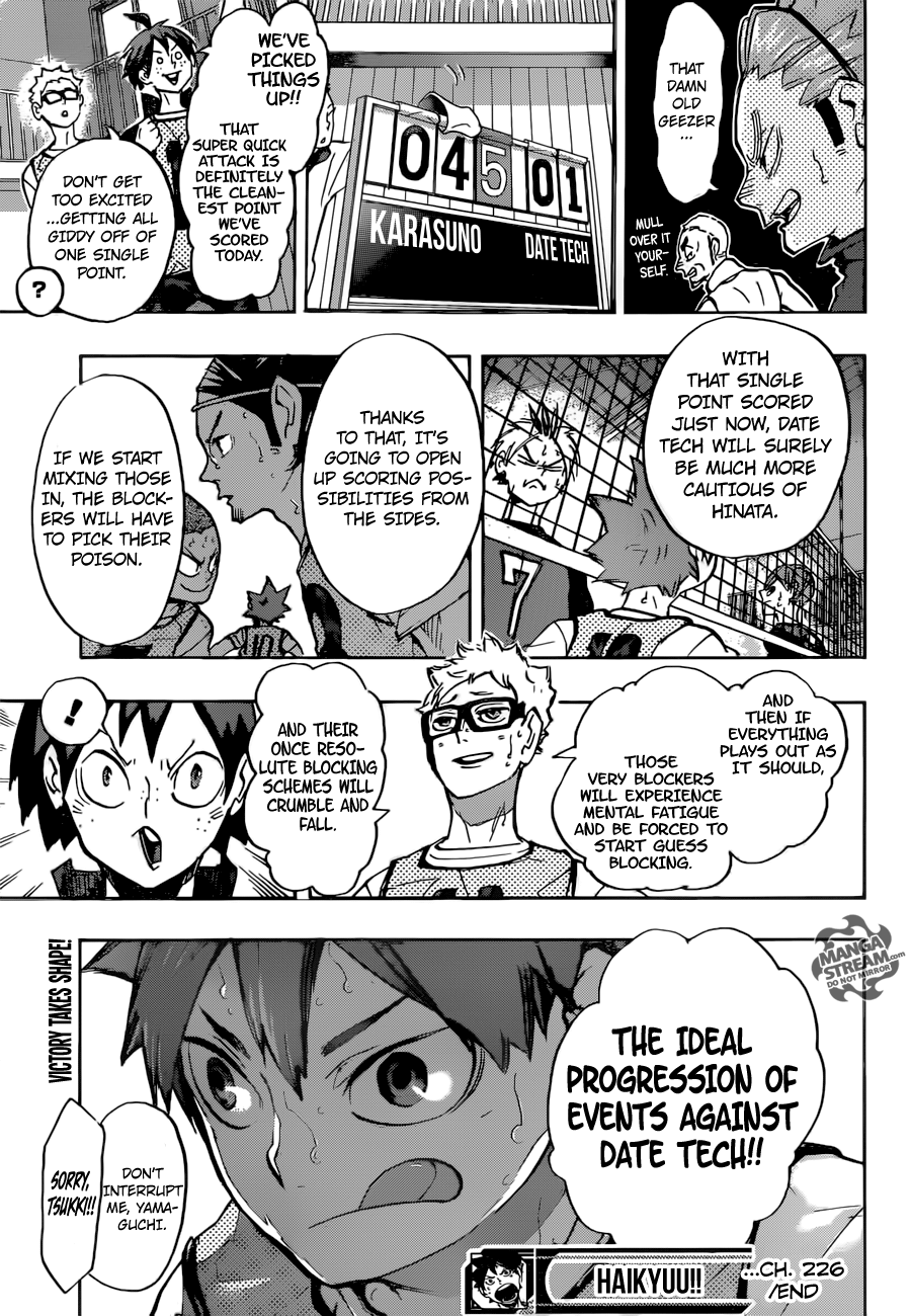 Haikyuu!! Chapter 226