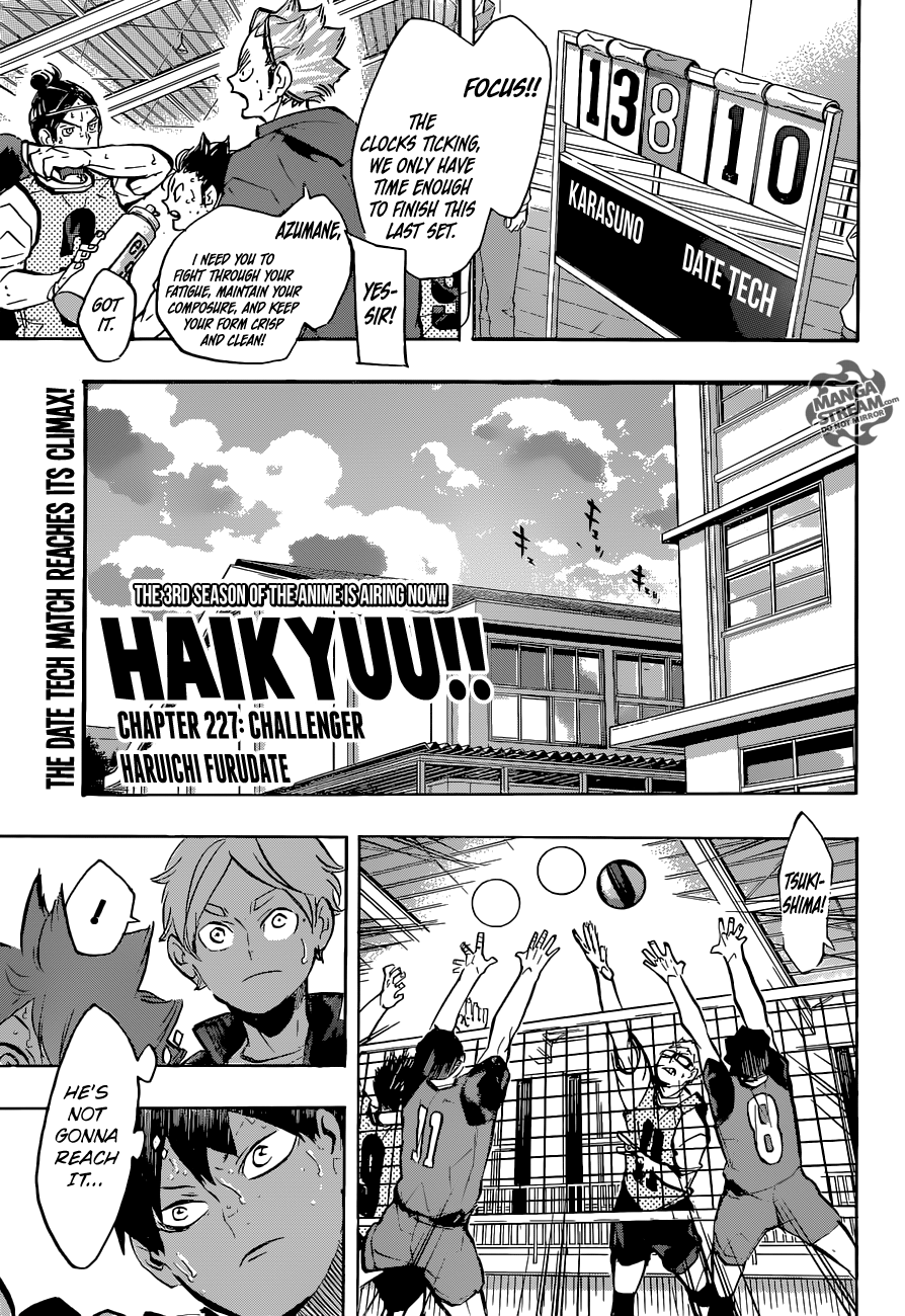 Haikyuu!! Chapter 227