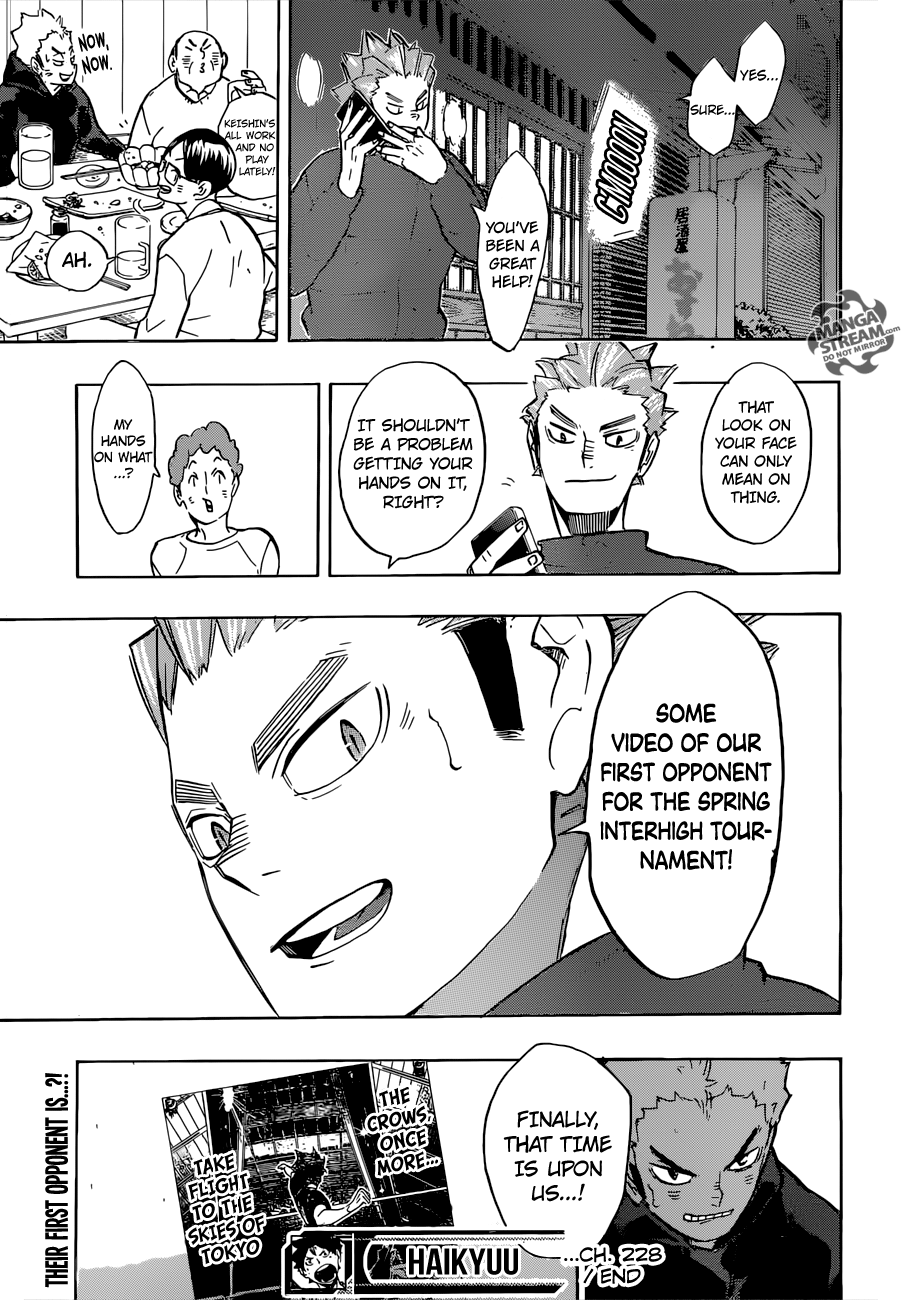 Haikyuu!! Chapter 228