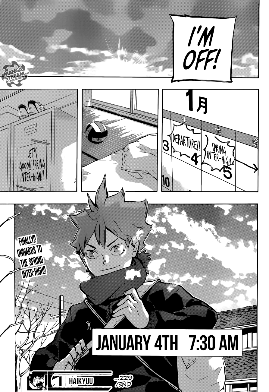 Haikyuu!! Chapter 229