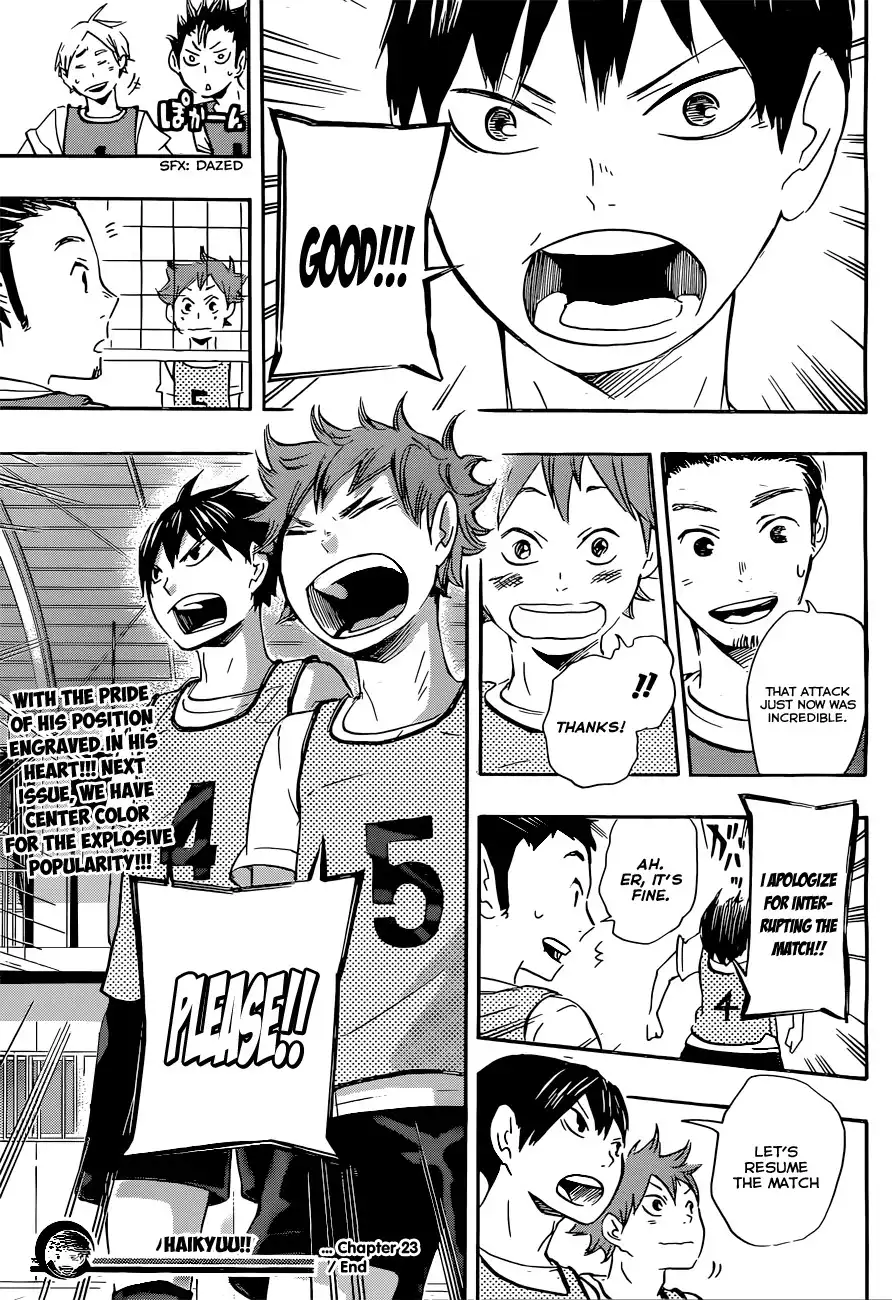 Haikyuu!! Chapter 23