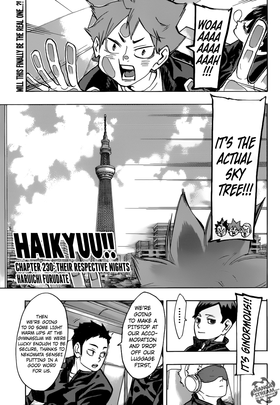 Haikyuu!! Chapter 230