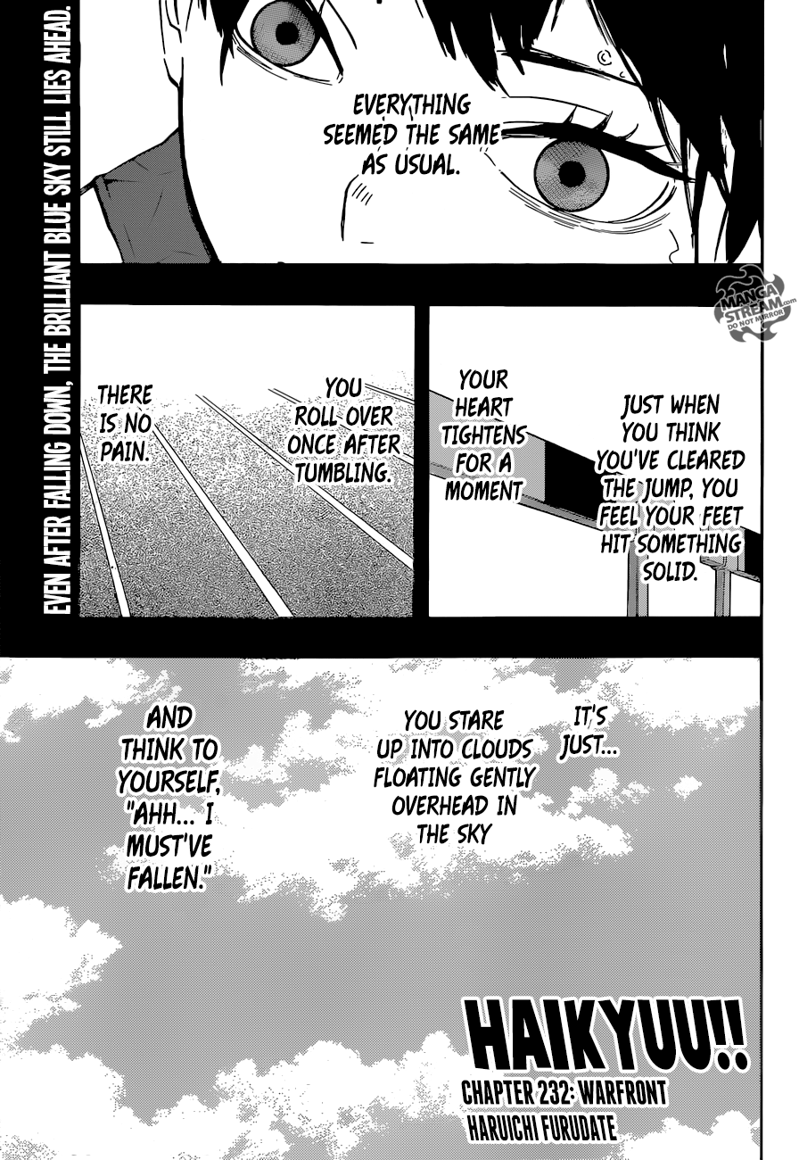 Haikyuu!! Chapter 232