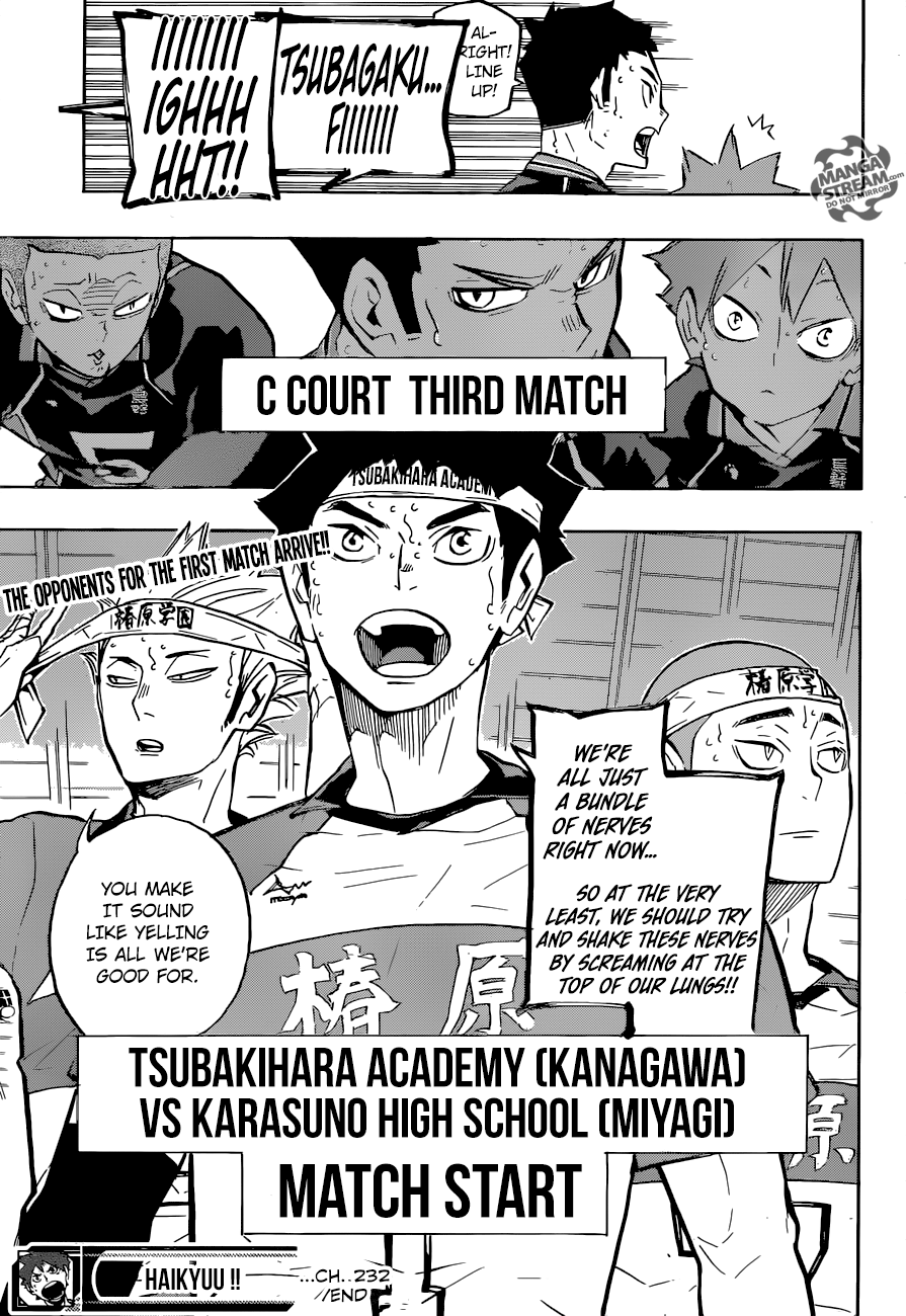 Haikyuu!! Chapter 232