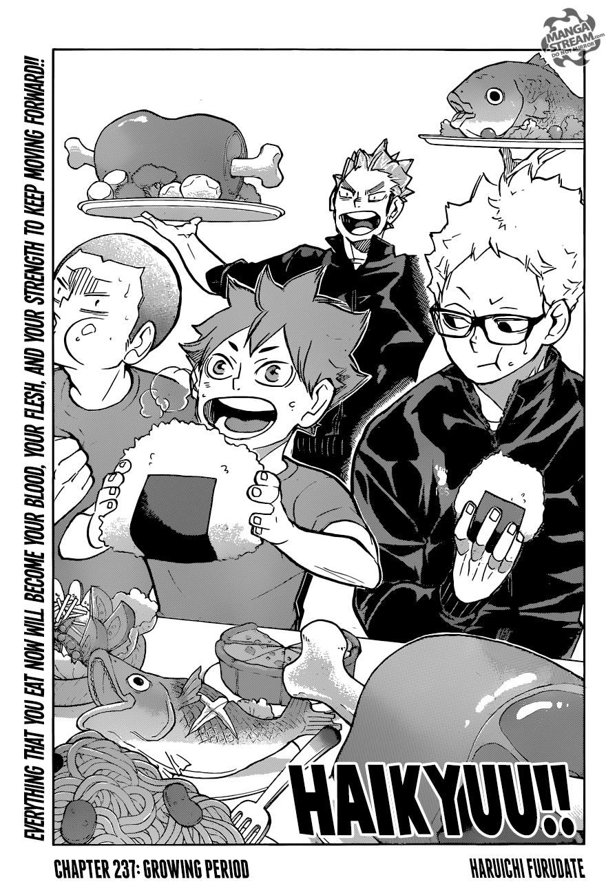 Haikyuu!! Chapter 237