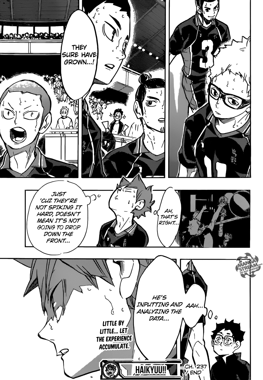 Haikyuu!! Chapter 237