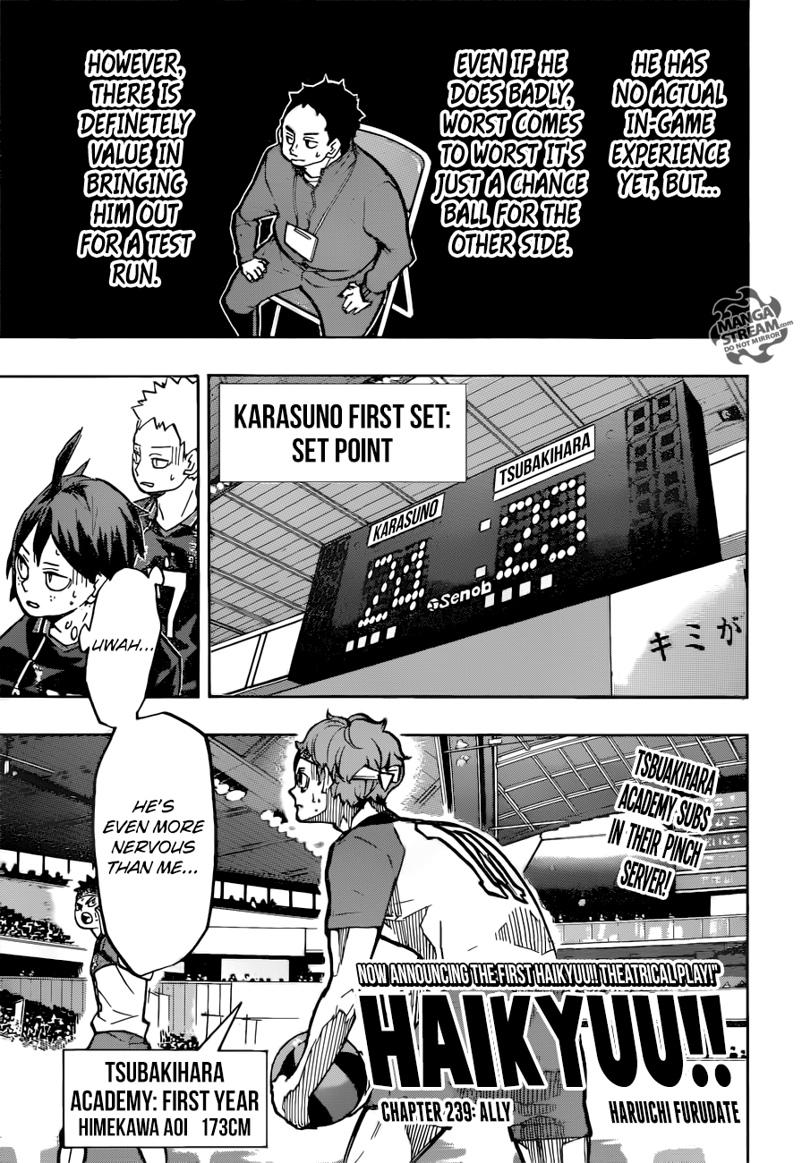 Haikyuu!! Chapter 239