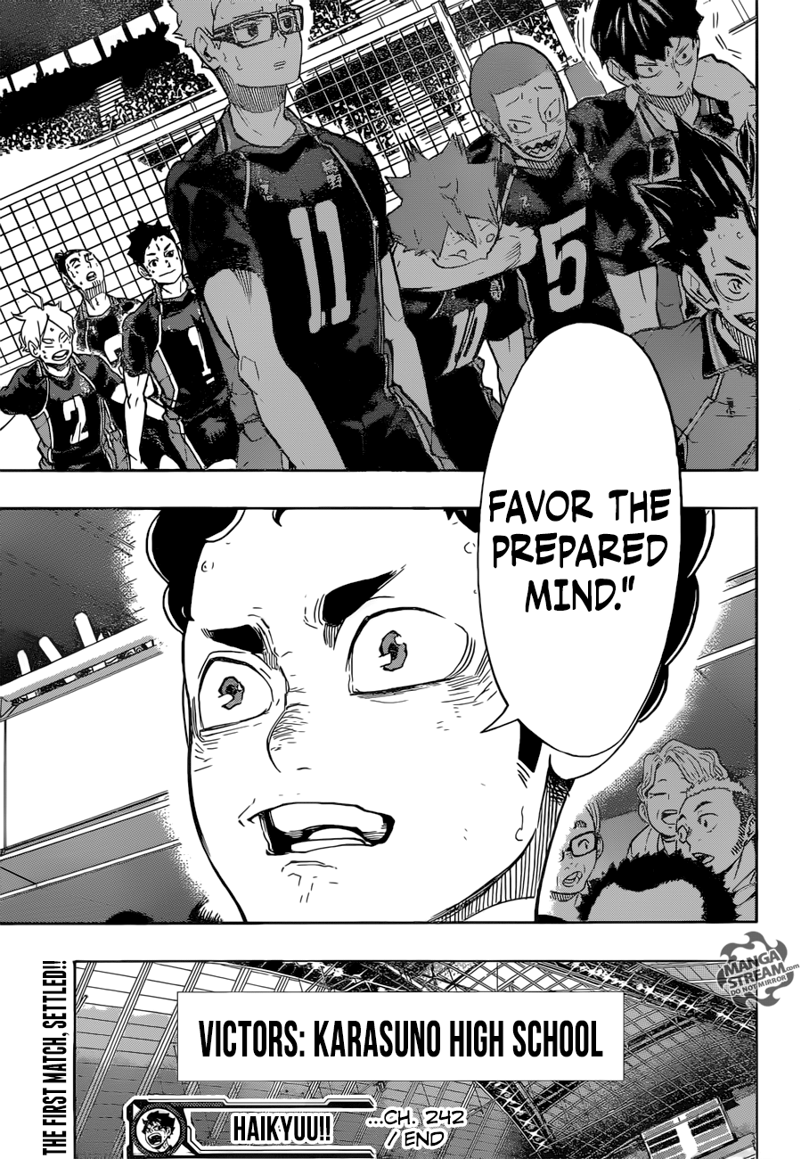 Haikyuu!! Chapter 242