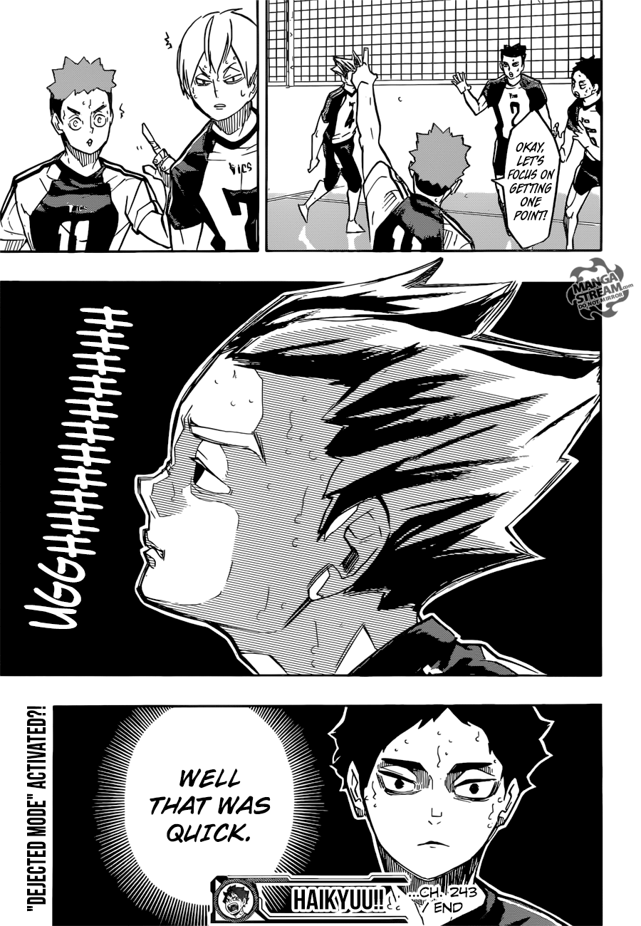 Haikyuu!! Chapter 243