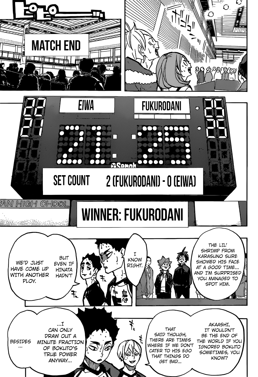 Haikyuu!! Chapter 244