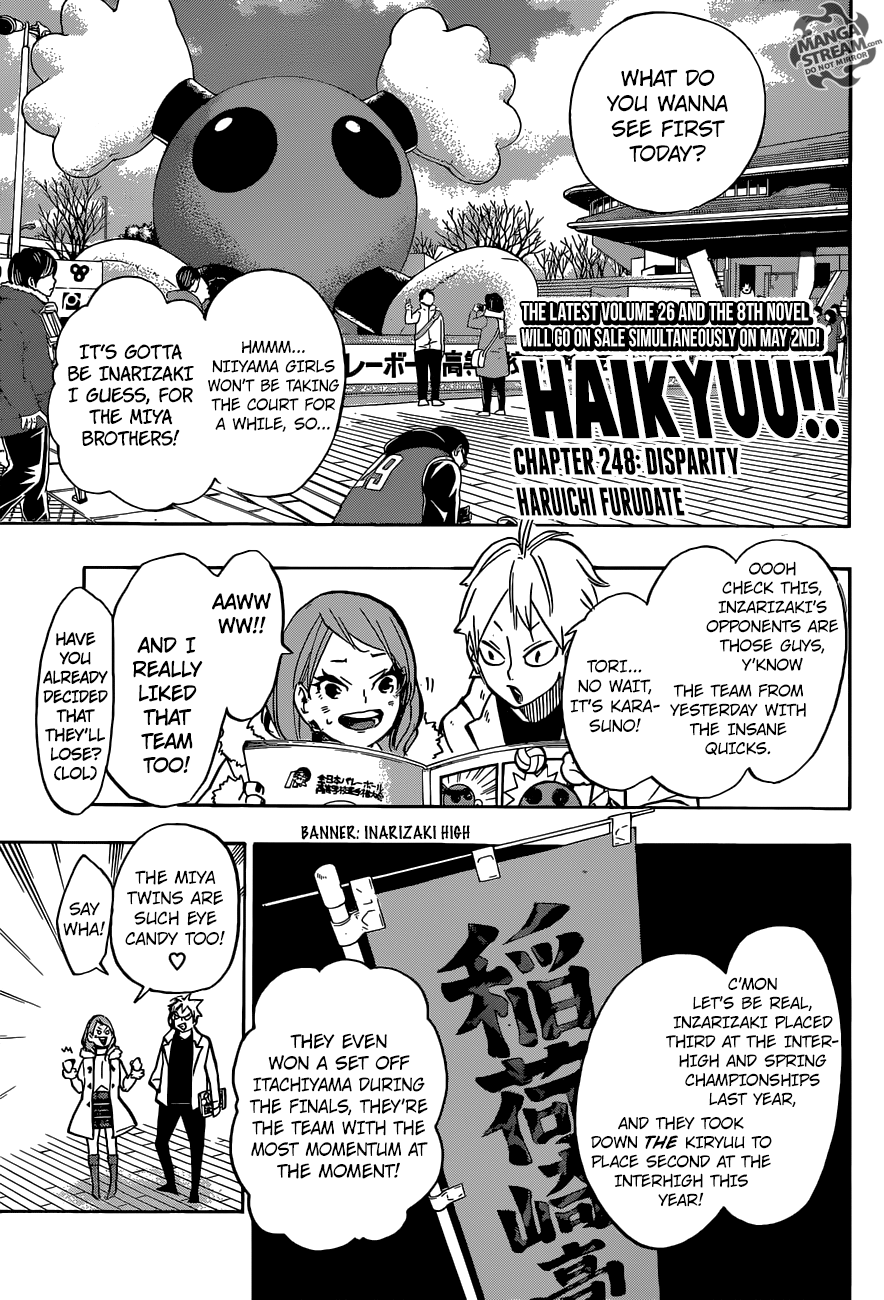 Haikyuu!! Chapter 248