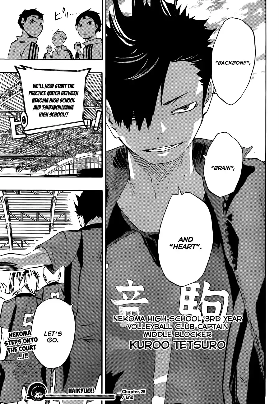 Haikyuu!! Chapter 25