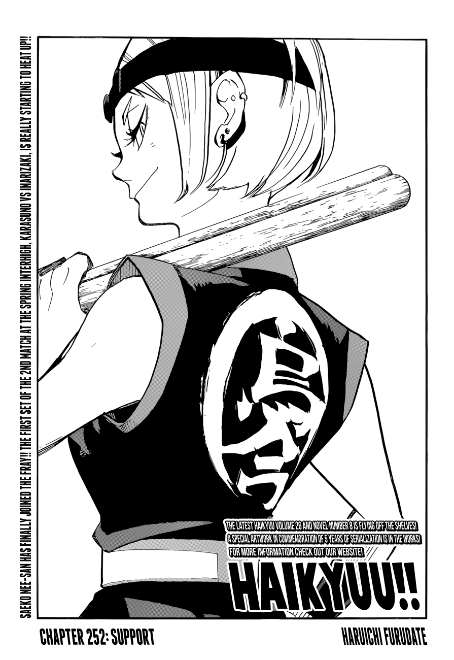 Haikyuu!! Chapter 252